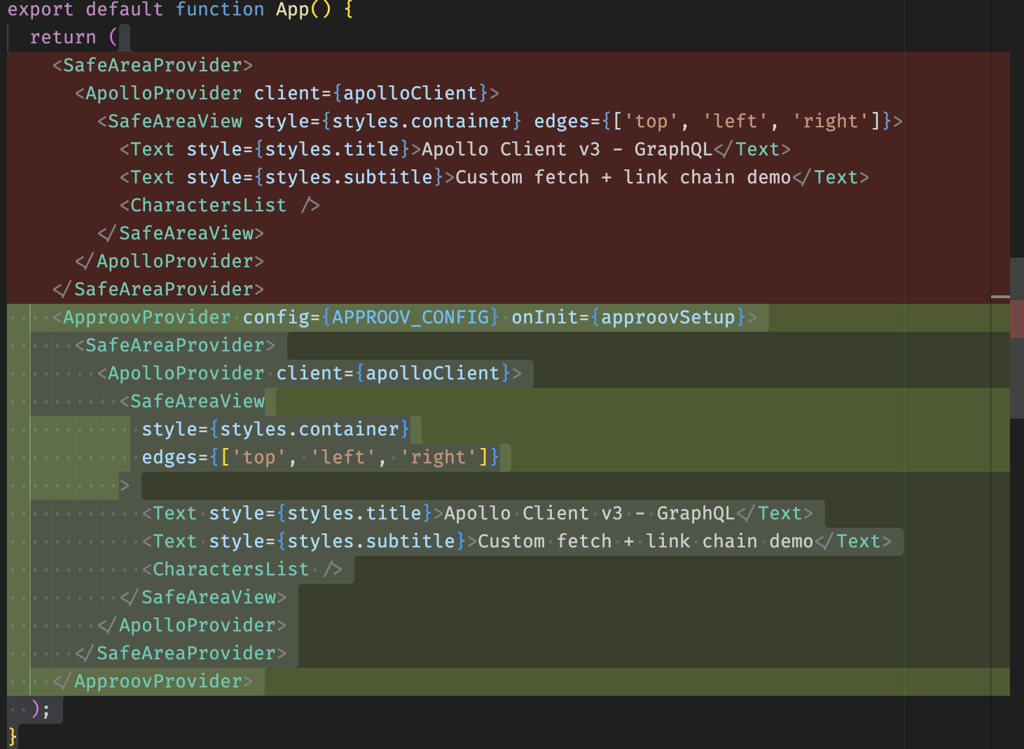 Approov Provider Code